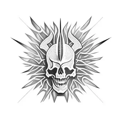 red spine tattoo tattoo design idea