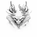 devil  tattoo design idea