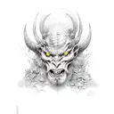 devil  tattoo design idea