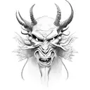 devil  tattoo design idea