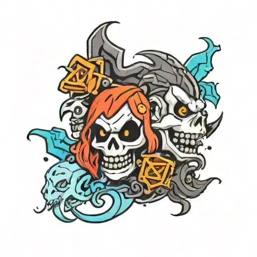 Geng Ghost Evolution tattoo design idea