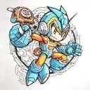 megaman tattoo design idea