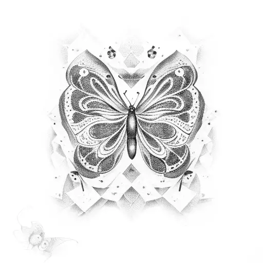 2002 with butterfly  tattoo design idea