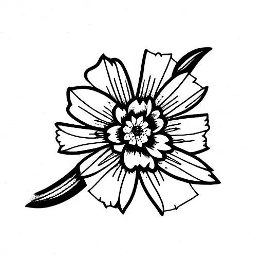 20 top Marigold and Cosmos Tattoo ideas in 2024