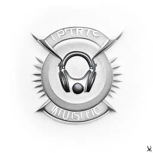 sports car, music, uncle and nephew tattoo design idea