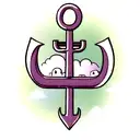 Anchor tattoo design idea