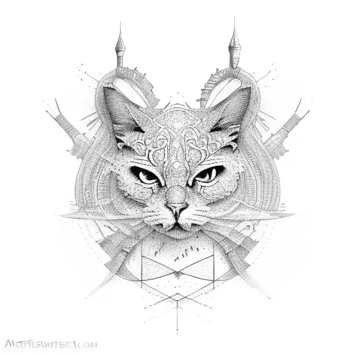 invisible string tattoo design idea
