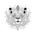 lion turtle tattoo design idea