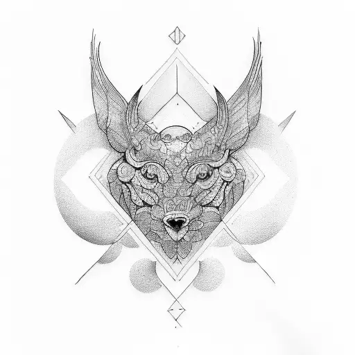 Design a tattoo that represents the balance between light and darkness tattoo design idea