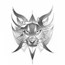 Design a tattoo that represents the balance between light and darkness tattoo design idea