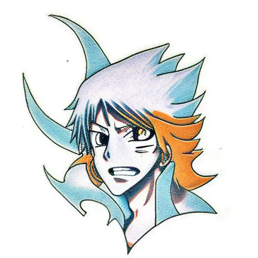 bleach anime tattoo design idea