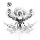 icarus tattoo design idea