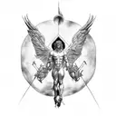 icarus tattoo design idea