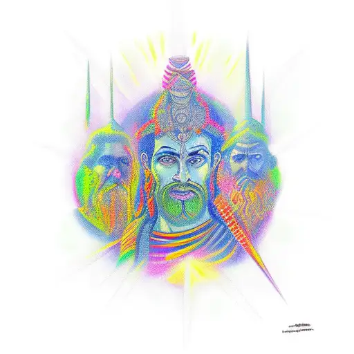 Sentence "The Gods Envy Us" tattoo design idea