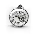 broken pocket watch  tattoo design idea