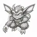 dragonball, pokemon tattoo design idea