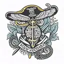 navy corpsman tattoo design idea