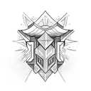 Four cards tattoo design idea