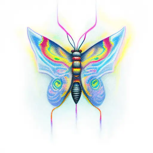 moth to a flame tattoo design idea