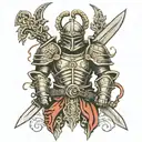 Ephesians 6:13 armour of god tattoo design idea