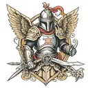 Ephesians 6:13 armour of god tattoo design idea