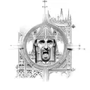 Notre Dame  tattoo design idea