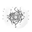 Symbolic representation of the concept of existence tattoo design idea