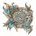 QOS tattoo design idea