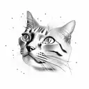 cat inside the box  tattoo design idea