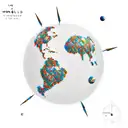 the world is 3 days old yesterday today tomorrow A straight line like an arrow or an infinity symbol or a round Yang sym tattoo design idea