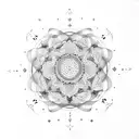 dharma circle tattoo design idea