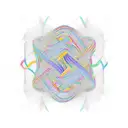 three tangled lines turned into straight and organized lines that are different in colors tattoo design idea