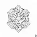 penrose triangle tattoo design idea