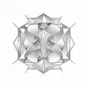 penrose triangle tattoo design idea