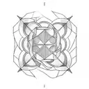 penrose triangle tattoo design idea