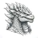 Godzilla tattoo design idea
