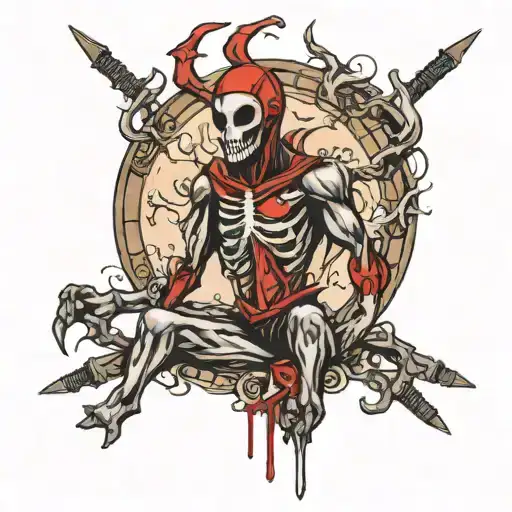 Stickman  tattoo design idea