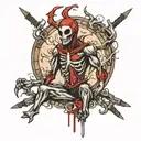 Stickman  tattoo design idea