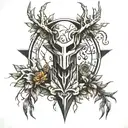 Stickman  tattoo design idea