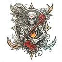 Stickman  tattoo design idea