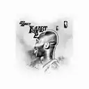 kobe bryant black mamba with number 24 tattoo design idea