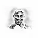 kobe bryant black mamba with number 24 tattoo design idea