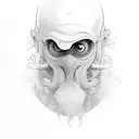 monk  tattoo design idea