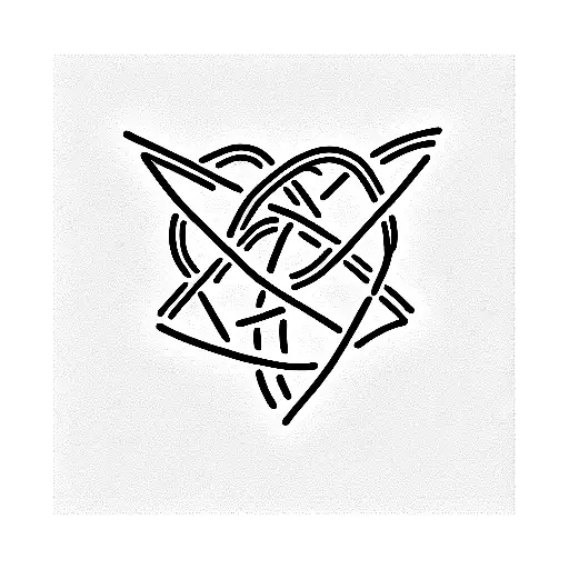 shibari knots tattoo design idea