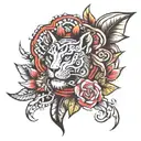 ओवी  1111  tattoo design idea