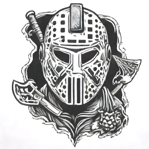 jason voorhees tattoo design idea