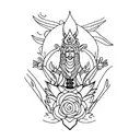 yemanja tattoo design idea