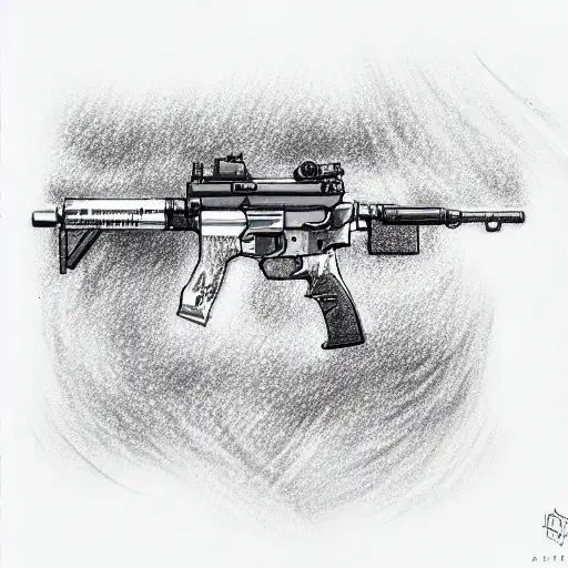 7.62 mm rounds linked together tattoo design idea