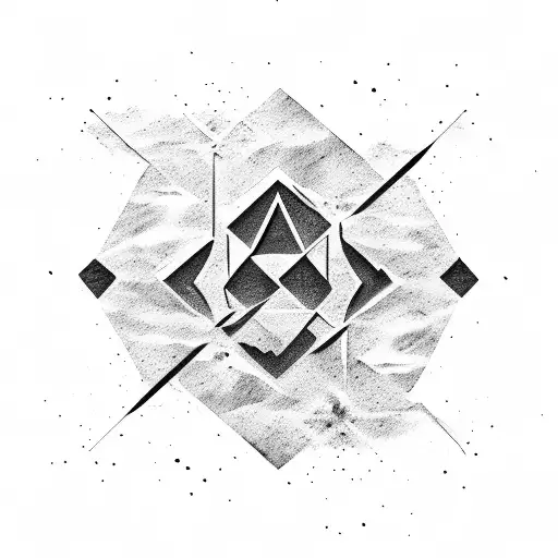 linkin park logo galaxy background tattoo design idea