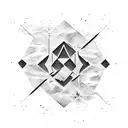 linkin park logo galaxy background tattoo design idea